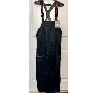 NEW Grunden Women's Weather Watch Bib Waterproof Breathable Black Size Small